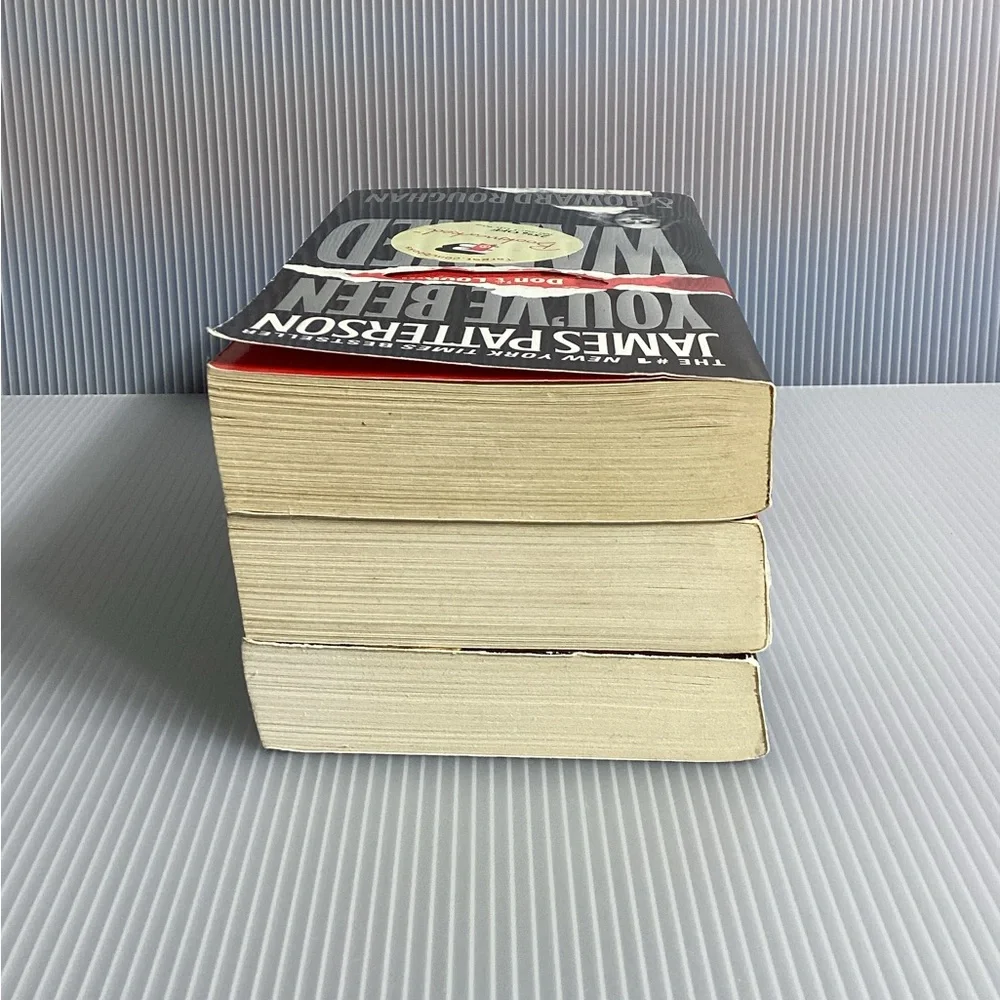 Set of 3 James Patterson Paperback Books